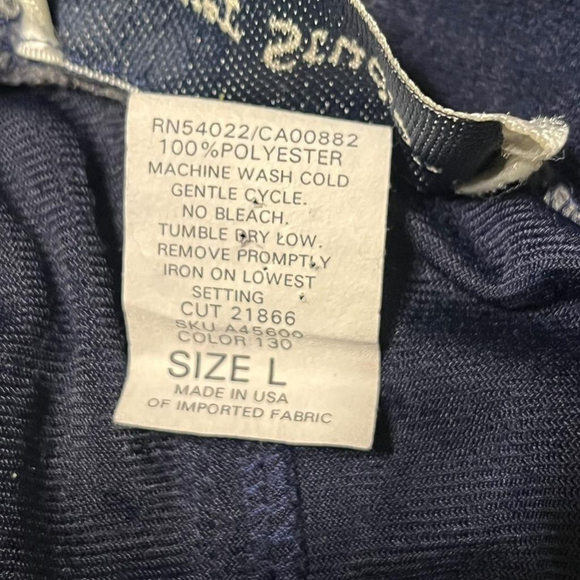 Vintage Graver Studio Velvet Midi Skirt Navy Blue Grandmacore Cottagecore Size L - Picture 5 of 7